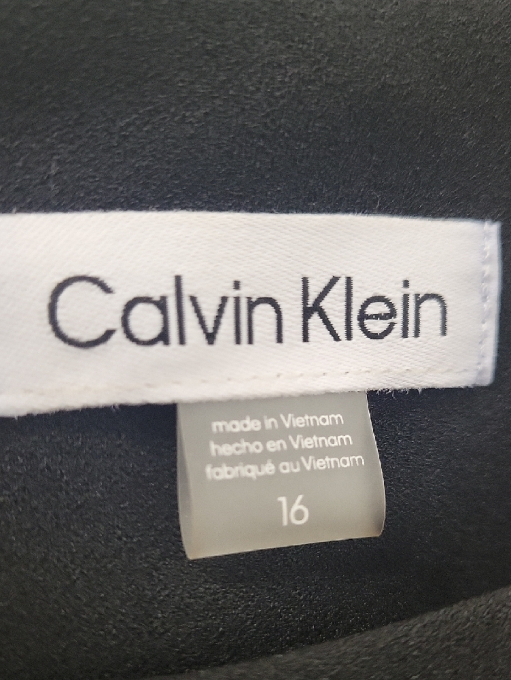 Calvin Klein Black Sleeveless Sheath Midi Dress - Picture 2 of 4